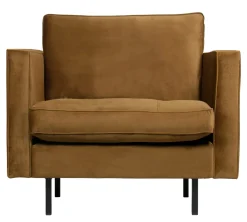 WOOOD Fauteuil Rodeo Velvet* Fauteuil Stof / Textiel|Fauteuil Velvet / Fluweel