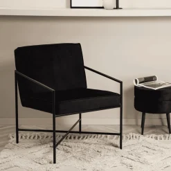Nohr Fauteuil Sidra Velvet* Fauteuil Stof / Textiel|Fauteuil Velvet / Fluweel