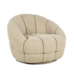 Eleonora Fauteuil Tina Bouclé* Fauteuil Stof / Textiel|Fauteuil Bouclé / Teddy