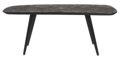 ZILT Halbankje Yasmijn Teakhout, Asymmetrisch, 118cm* Halbanken