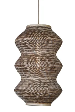GOOD&MOJO Hanglamp Barbados Bamboe, 3-lamps* Hanglampen