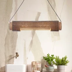 GOOD&MOJO Hanglamp Bhutan Bamboe, 85cm* Hanglampen