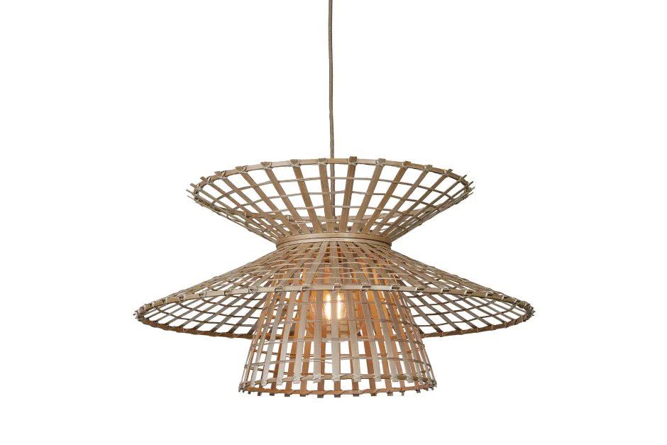 GOOD&MOJO Hanglamp Machu Picchu Bamboe, 57cm* Hanglampen