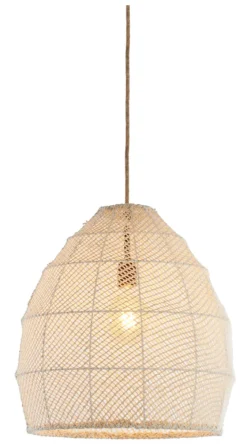 Light & Living Hanglamp Makassar kleur Crème* Hanglampen