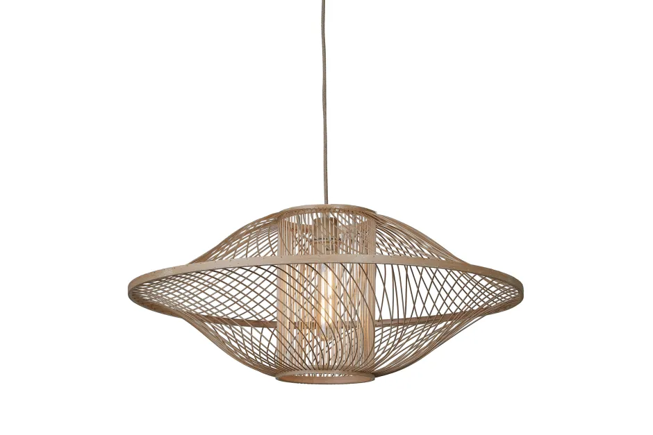 GOOD&MOJO Hanglamp Maui Bamboe, kleur* Hanglampen
