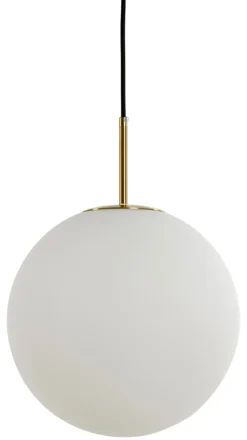 Light & Living Hanglamp Medina kleur Antiek Brons/Mat Wit* Hanglampen