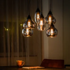 BASE Hanglamp Nino 6-lamps, kleur* Hanglampen