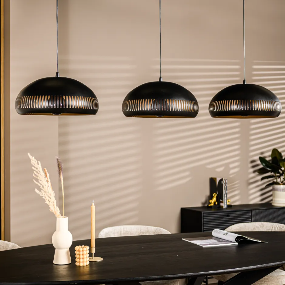 BASE Hanglamp Rachel 3-lamps, kleur* Hanglampen