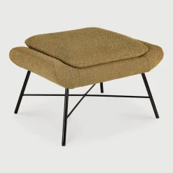 Ethnicraft Hocker Barrow Structuurstof* Poefs & Hockers