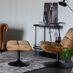 Dutchbone Hocker Bar Velvet* Poefs & Hockers