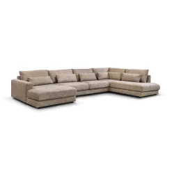 PEPP Interiors Hoekbank Como 421cm, Chenille, kleur* Hoekbank|Loungebank