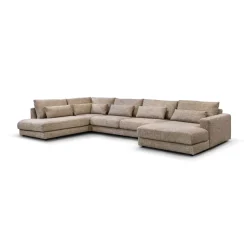 PEPP Interiors Hoekbank Como 421cm, Chenille, kleur* Hoekbank|Loungebank