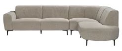 LABEL51 Hoekbank Mauro 300cm, Bouclé* Organische Bank|Hoekbank