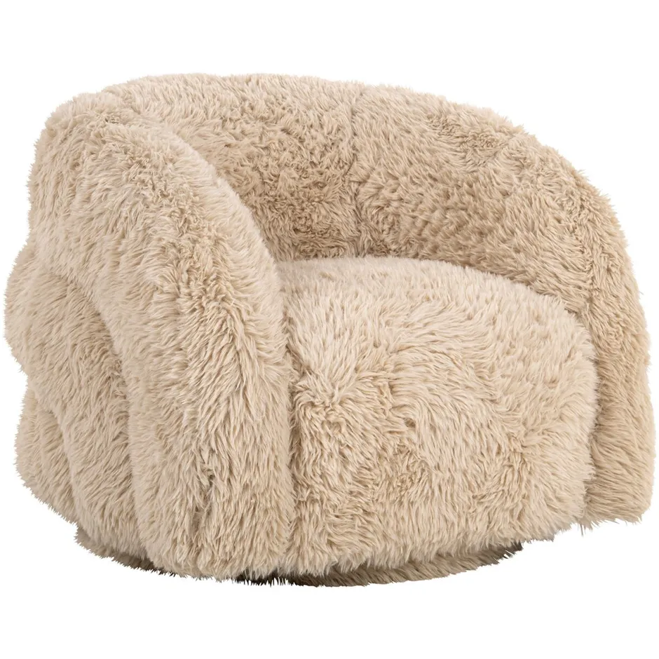 Richmond Interiors Kids Draaifauteuil Lenny Fluffy, kleur* Kinderstoelen