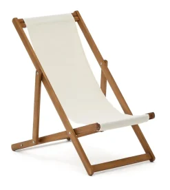 Kave Home Kinder Strandstoel Adredna Acaciahout* Loungestoelen|Kinderstoelen