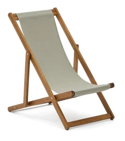 Kave Home Kinder Strandstoel Adredna Acaciahout* Loungestoelen|Kinderstoelen