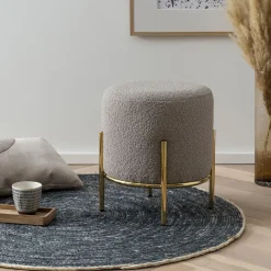 Artistiq Living Krukje Levar Bouclé* Krukjes|Poefs & Hockers