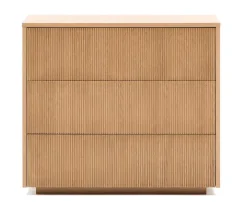 Kave Home Ladekast / Commode Helvine Eiken, Met 3 laden* Commodes|Ladekasten