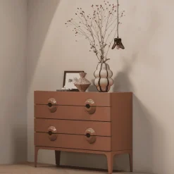 WOOOD Ladekast Merge Met 4 lades, kleur Oudroze* Commodes|Ladekasten