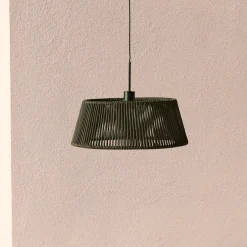 Kave Home Lampenkap Aldet Geweven touw, 46cm* Hanglampen Voor Buiten|Lampenkappen