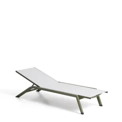 Kave Home Ligbed Capraia Textileen, kleur Groen* Ligbedden