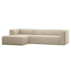 WOOOD Loungebank Bean 305cm, Chenille, kleur Melange* Loungebank