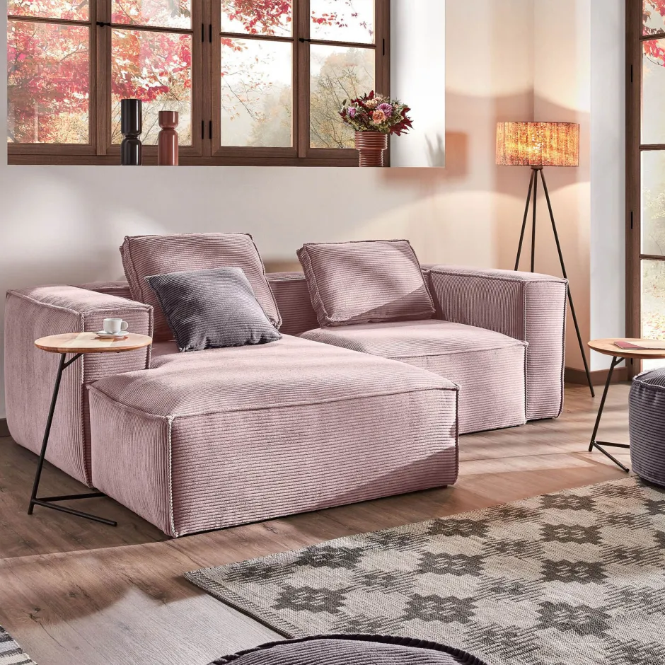 Kave Home Loungebank Blok Rib, 240cm* Loungebank