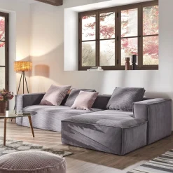 Kave Home Loungebank Blok Rib, 330cm* Loungebank
