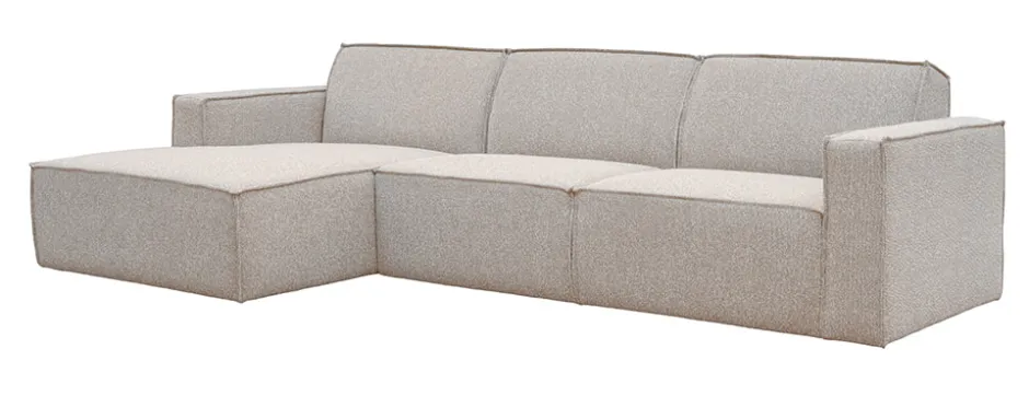 LABEL51 Loungebank Kay Links, Bouclé, kleur* Loungebank