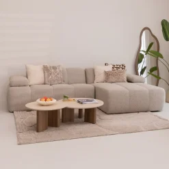 WOOOD Loungebank Mojo Bouclé, kleur Melange* Loungebank