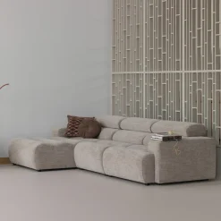 WOOOD Loungebank Novi Geweven melange stof, kleur* Loungebank