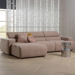 WOOOD Loungebank Novi Geweven melange stof, kleur* Loungebank