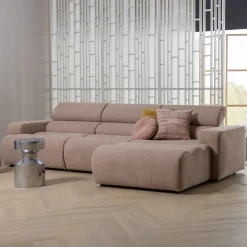 WOOOD Loungebank Novi Geweven melange stof, kleur* Loungebank