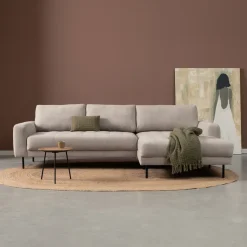 PEPP Interiors Loungebank Oreo 275cm, Linnen look, kleur* Loungebank