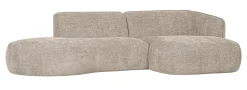 WOOOD Loungebank Polly Rechts, 278cm, Woven* Organische Bank|Loungebank