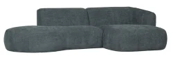 WOOOD Loungebank Polly Rechts, 278cm, Woven* Organische Bank|Loungebank