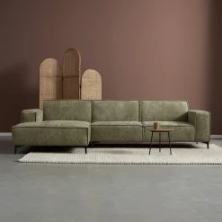 PEPP Interiors Loungebank River 304cm, Chenille, kleur* Loungebank