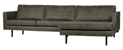 WOOOD Loungebank Rodeo Rechts, Eco Leder* Loungebank