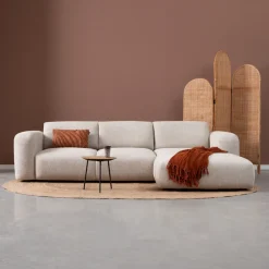 PEPP Interiors Loungebank Soul 280cm, Chenille, kleur* Loungebank