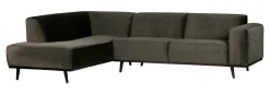 WOOOD Loungebank Statement Velvet* Hoekbank