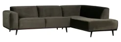 WOOOD Loungebank Statement Velvet* Hoekbank