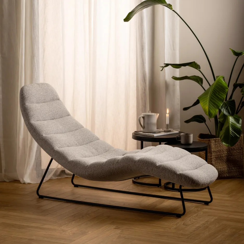 Bendt Lounge Fauteuil Tiago Bouclé, kleur* Fauteuil Stof / Textiel|Fauteuil Bouclé / Teddy
