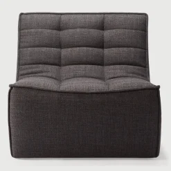 Ethnicraft Modulaire Bank N701 1-zits, 80cm* Fauteuil Stof / Textiel