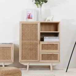 Artistiq Living Opbergkast Hanny 85 x 70cm rotan / webbing* Opbergkasten