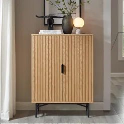 Artistiq Living Opbergkast Shoua Eiken, 110 x 80cm* Opbergkasten