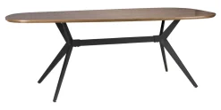ZILT Organische Eettafel Lissete MDF, 180 x 90cm* Organische Eettafel