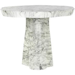 Richmond Interiors Organische Eettafel Rockyard Faux Marmer en travertin* Marmeren Eettafel|Organische Eettafel