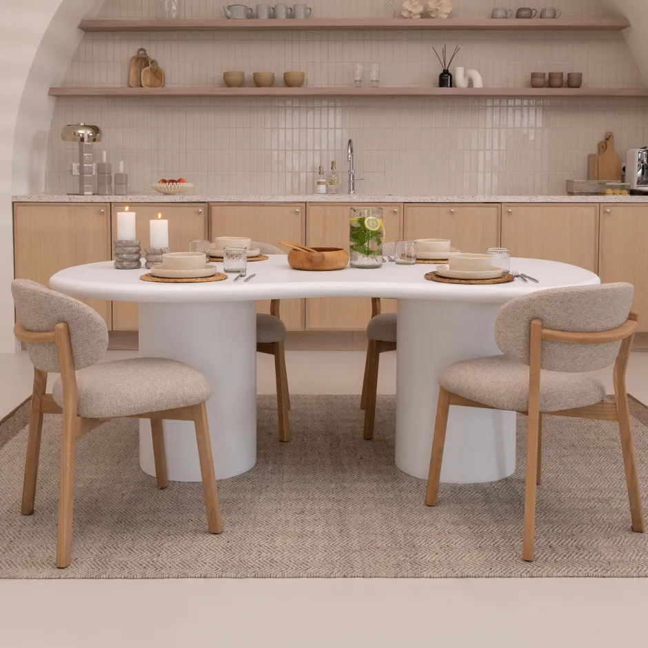 By-Boo Organische Eettafel Seki kleur* Organische Eettafel
