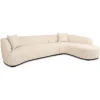 Richmond Interiors Organische Loungebank Pandora Geweven stof, kleur Beige* Organische Bank