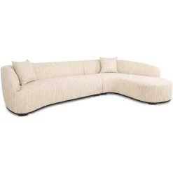Richmond Interiors Organische Loungebank Pandora Geweven stof, kleur Beige* Organische Bank